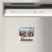 Aimant 🧲 Moscou Russie Aventure Mémoire 🇷🇺 (In Situ (Lave-vaisselle))