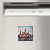 Aimant 🧲 Moscou Russie Mémoire de Vacances 🇷🇺 (In Situ (Lave-vaisselle))