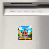 Aimant 🧲 Moscou Russie Mémoire de Ville (In Situ (Lave-vaisselle))