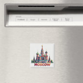 Aimant 🧲 Moscou Russie Séjour Rappel 🇷🇺 (In Situ (Lave-vaisselle))
