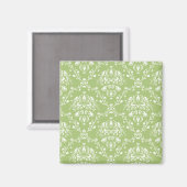 Aimant Moss Green Damask (Recto/Verso)