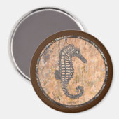 Aimant Moss Rock Sea Horse Talking Canyons, Nouveau-Mexiq (Recto/Verso)