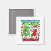 Aimant Most Likely To Call Santa 67 Bruh Six Seven Meme C (Recto/Verso)