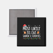 Aimant Most Likely To Eat Santas (Recto/Verso)