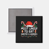 Aimant Most Likely To Eat Santas (Recto/Verso)