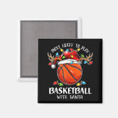 Aimant Most Likely To Play Basketball With Santa Christma (Recto/Verso)