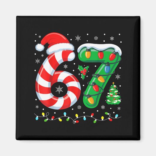 Aimant Most Likely To Say 67 Christmas Matching 7 6 Famil (Devant)