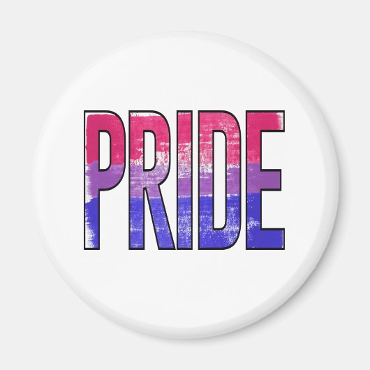 Aimant Mot Bisexuel Fier (Devant)