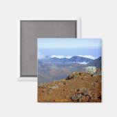 Aimant Mot d'argent sur la ceinture de cratère Haleakala  (Recto/Verso)