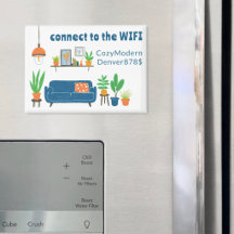 Mot de passe de connexion WIFI Salon mignon