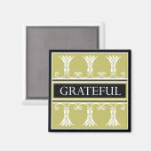 Aimant Mot de puissance pour la motivation - RECONNAISSAN (Recto/Verso)