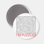 Aimant mot de recherche puzzle02 (Recto/Verso)