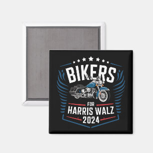 Aimant Motards pour Harris Walz 2024 Harris Waltz 2024