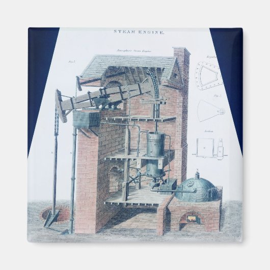 Aimant Moteur à vapeur atmosphérique (Devant)