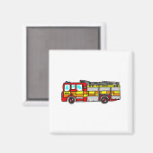 Aimant Moteur d'incendie (Recto/Verso)