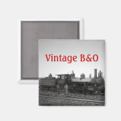 Aimant Moteur ferroviaire Baltimore & Ohio n° 932 - Vinta (Recto/Verso)