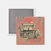 Aimant Moteur Wisconsin Milwaukee Wisconsin Moteur à gaz  (Recto/Verso)