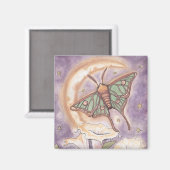 Aimant Moth & Moonflowers (Recto/Verso)