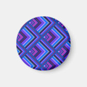 Aimant Motif à échelle Bleu et violet (Devant)