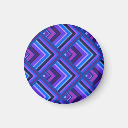 Aimant Motif à échelle Bleu et violet (Devant)