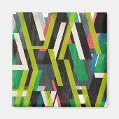 Aimant Motif à flux de suspension diagonal (Devant)