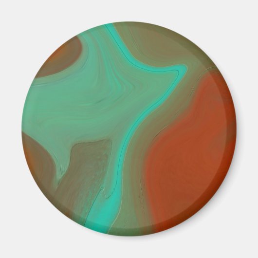 Aimant motif abstrait (Devant)