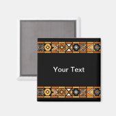 Aimant Motif africain (Recto/Verso)