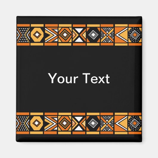 Aimant Motif africain (Devant)