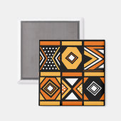 Aimant Motif africain (Recto/Verso)
