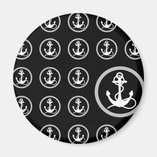 Aimant Motif Ancre (Devant)