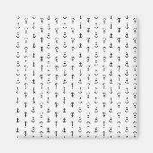 Aimant Motif Ancre (Devant)