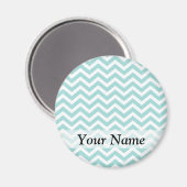 Aimant Motif Aqua chevron (Recto/Verso)
