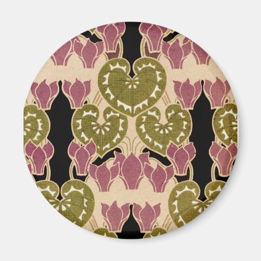 Aimant Motif Art Nouveau #4 (Devant)