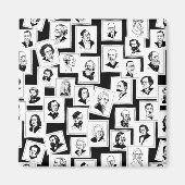 Aimant Motif avec portraits des plus grands compositeurs (Devant)