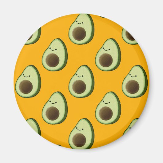 Aimant Motif Avocado (Devant)