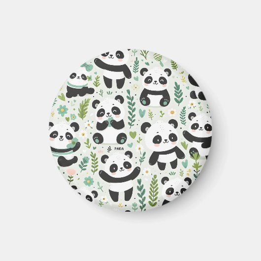 Aimant Motif Baby Panda (Devant)