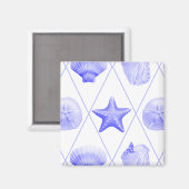 Aimant Motif Beach Seashell (Recto/Verso)