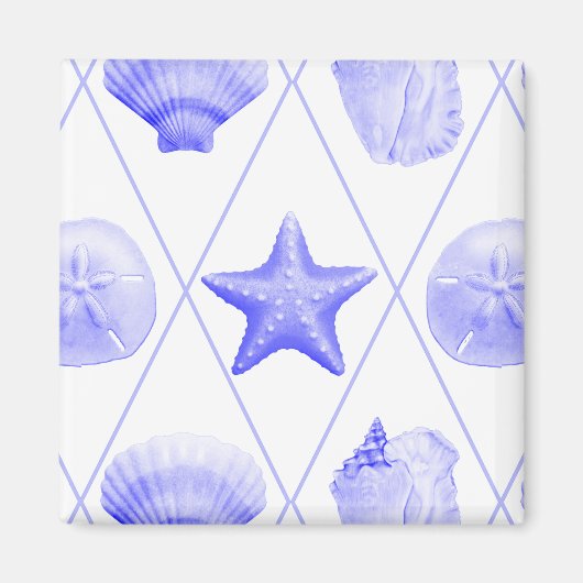 Aimant Motif Beach Seashell (Devant)