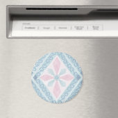 Aimant motif bleu en forme de diamant (In Situ (Lave-vaisselle))