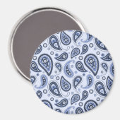 Aimant Motif Blue Paisley (Recto/Verso)