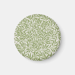 Aimant Motif botanique floral vert de William Morris