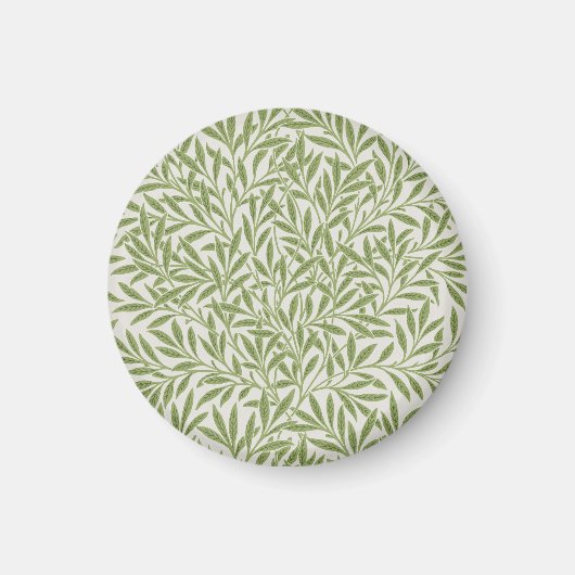 Aimant Motif botanique floral vert de William Morris (Devant)