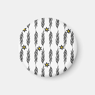 Aimant Motif botanique moderne sans couture minimaliste à