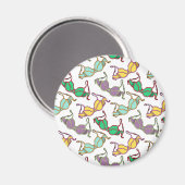 Aimant Motif Bra multicolore (Recto/Verso)