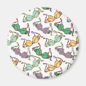 Aimant Motif Bra multicolore (Devant)