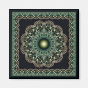 Aimant motif brillant fractal