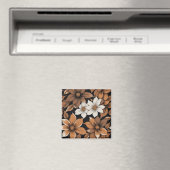 Aimant Motif Brown et blanc (In Situ (Lave-vaisselle))
