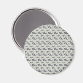 Aimant Motif Champagne Paisley (Recto/Verso)