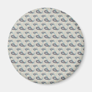 Aimant Motif Champagne Paisley