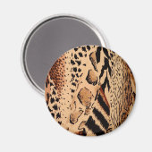 Aimant Motif Cheetah (Recto/Verso)